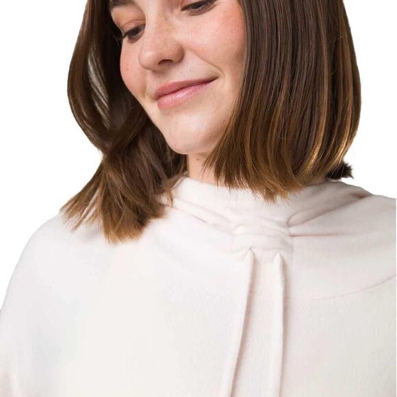 NWT Prana Foresta Women’s Top Tencel Modal Pullover Hoodie Soft Blush Pink Large - Picture 3 of 10